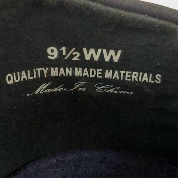 Tuscany by Easy Street Women's 9.5WW Comfort Wave Navy Blue Slip-on Flat - Picture 3 of 9